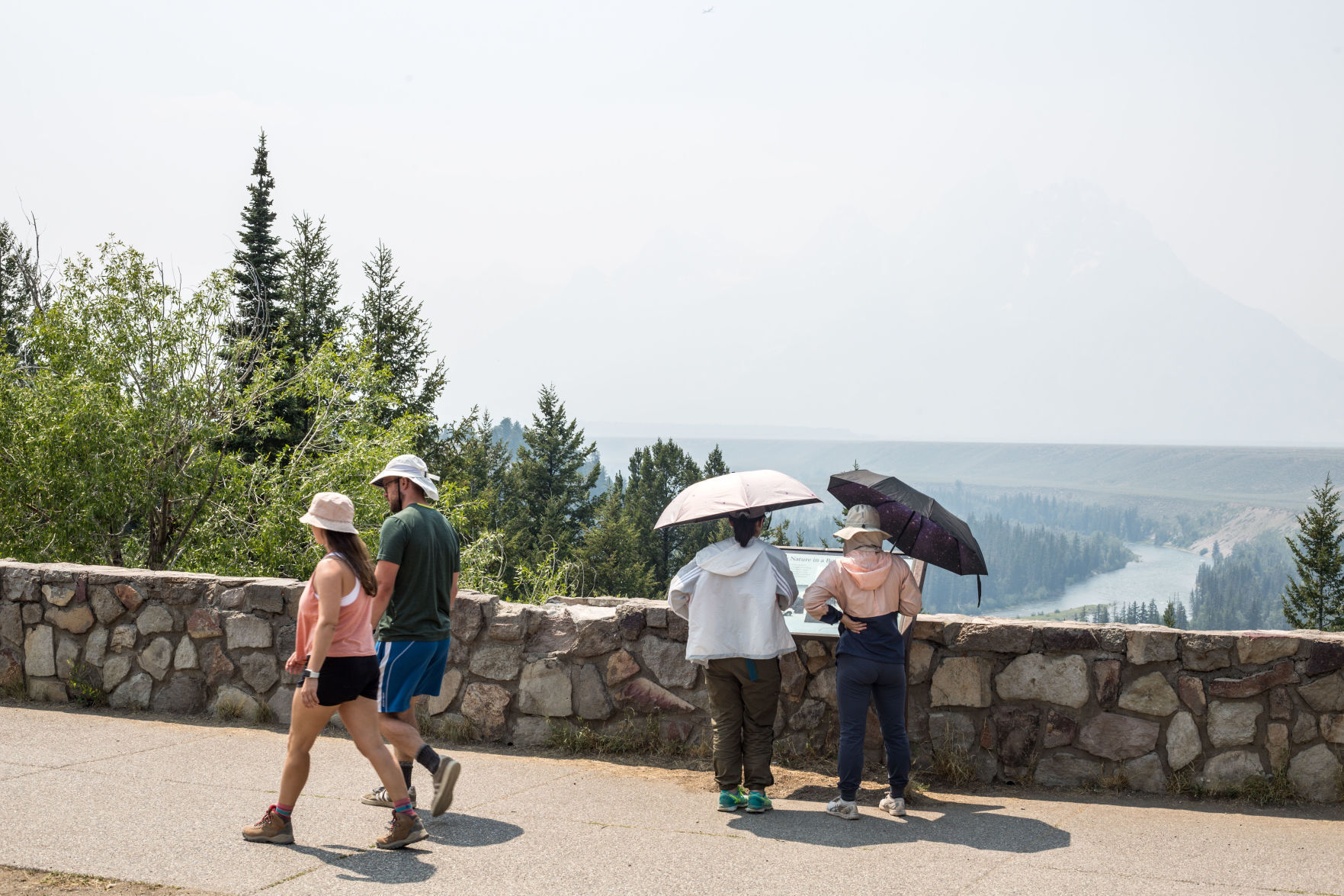 Wildfire smoke blankets Tetons